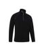 Mountain Warehouse Mens Ashbourne II Half Zip Fleece Top (Black) - UTMW3103