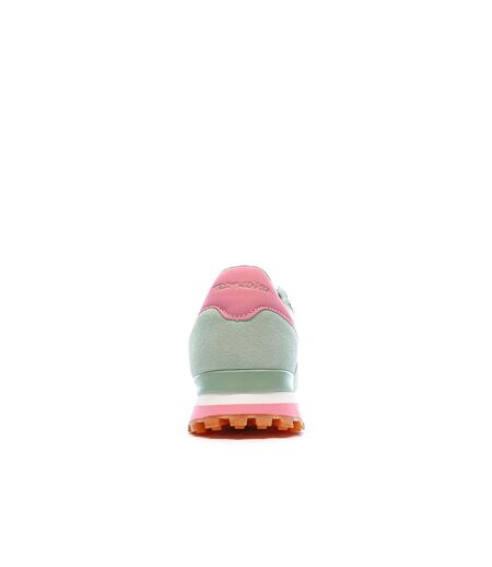Baskets verte/rose femme teddy smith 120515