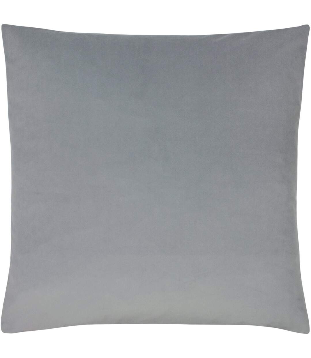 Sunningdale velvet cushion cover 50cm x 50cm platinum Evans Lichfield