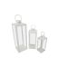 Lot de 3 Lanternes en Verre Magic 66cm Blanc-2