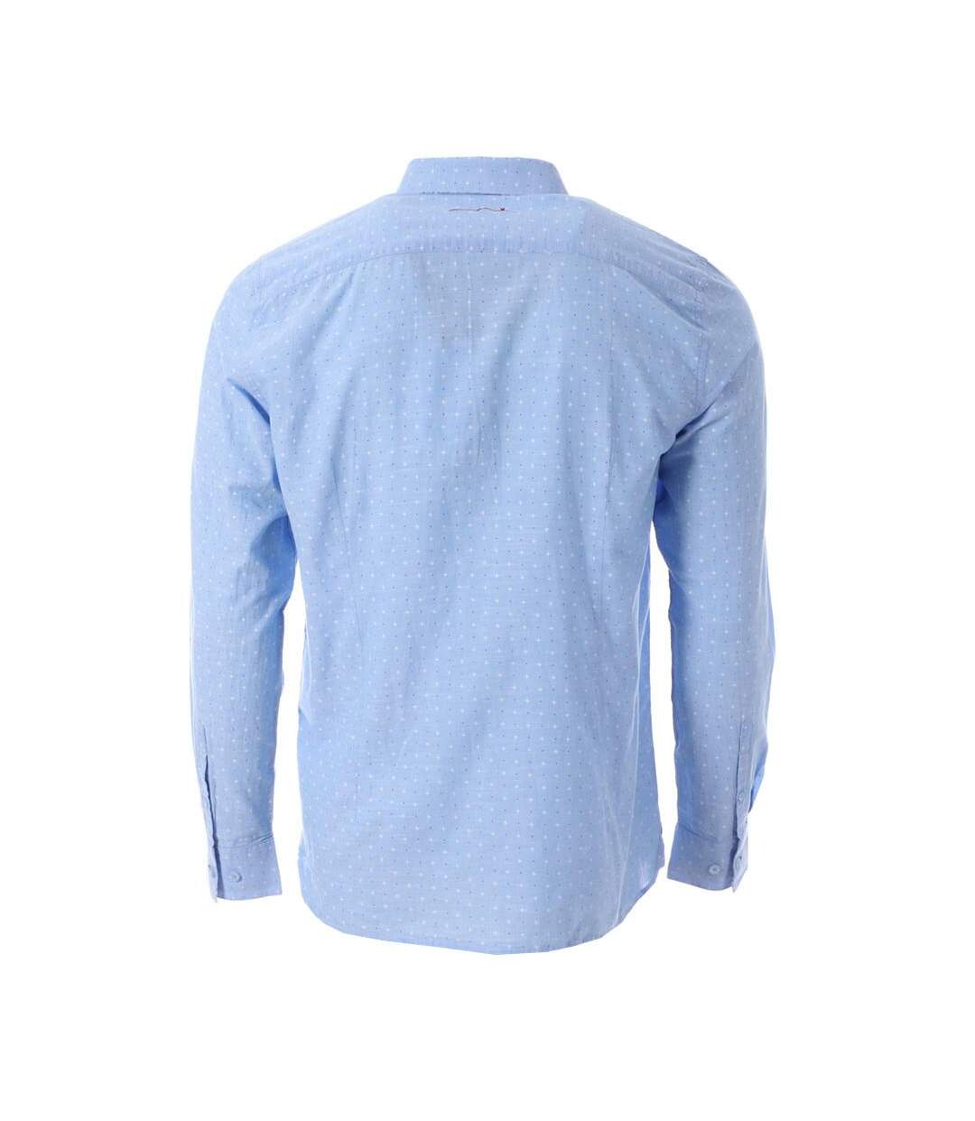 Chemise Manches Longues Bleu Homme Teddy Smith Carton - 3XL-2