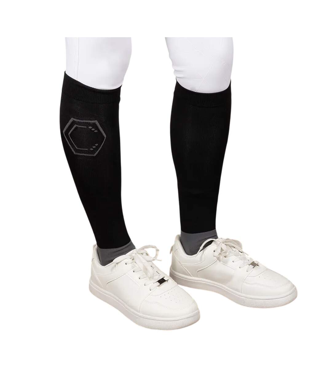 Chaussettes Ancroft Adulte Noir Gris Coldstream-1