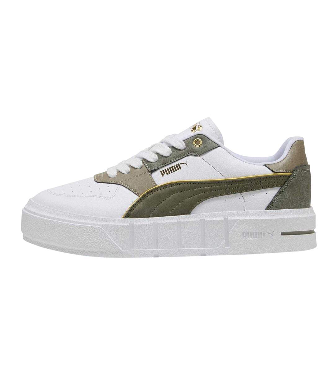 Womens/ladies Cali Court Trainers Navy White Blue Puma-2