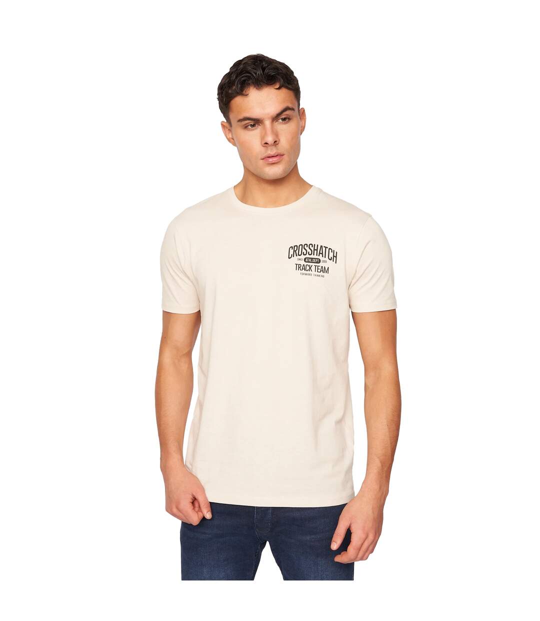 Pack of 5  Mens feltrax t-shirt  multicoloured Crosshatch-4