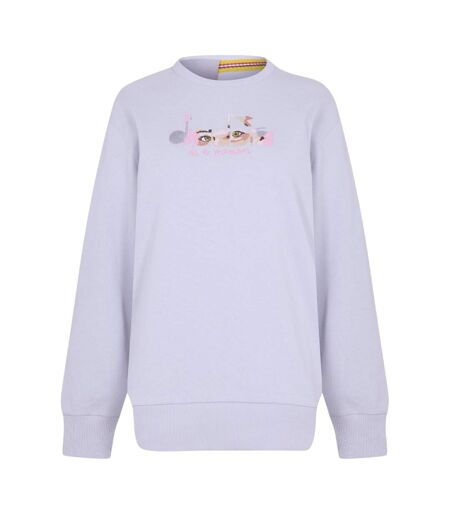 Sweat Manches Longues Femme Gris Diadora