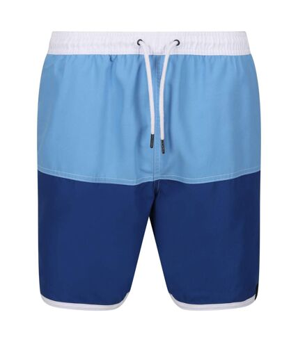 Regatta Mens Benicio Swim Shorts (Lake Blue/Royal Blue)