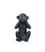 Statuette Déco Singe 28cm Noir-2