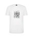 T-shirt Motif/style Ligne D´horizon Homme Blanc Cassé Armani Exchange-2