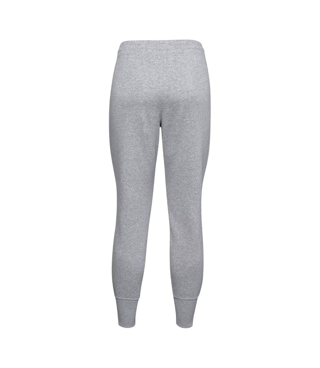 Womens/ladies Rival Tapered Jogging Bottoms Steel Heather Under Armour-2