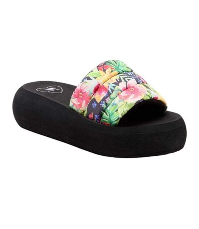 Claquettes Splash Bahama Femme Noir Rocket Dog