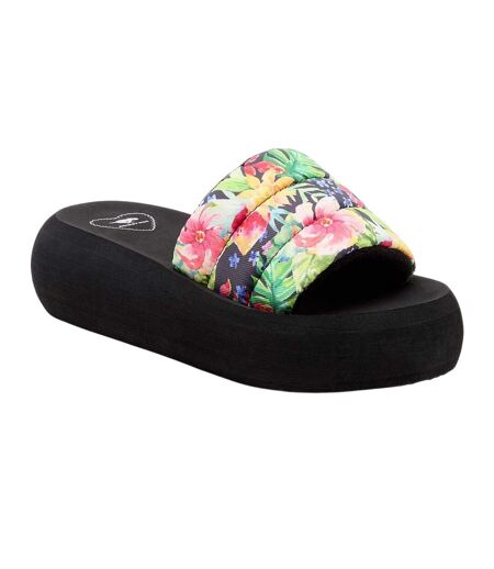 Claquettes Splash Bahama Femme Noir Rocket Dog