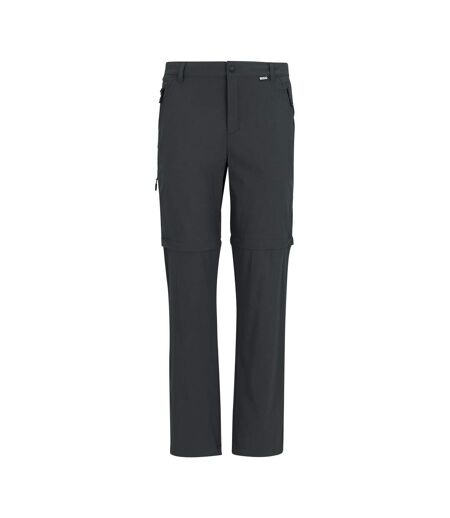 Pantalon De Voyage À Poches Et Taille Semi-élastiquée 2-en-1 Homme Anthracite Regatta