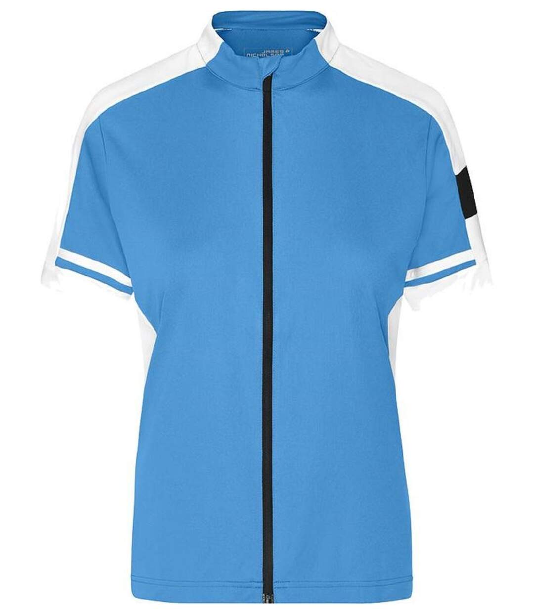 maillot cycliste zippé FEMME JN453 - bleu cobalt-1