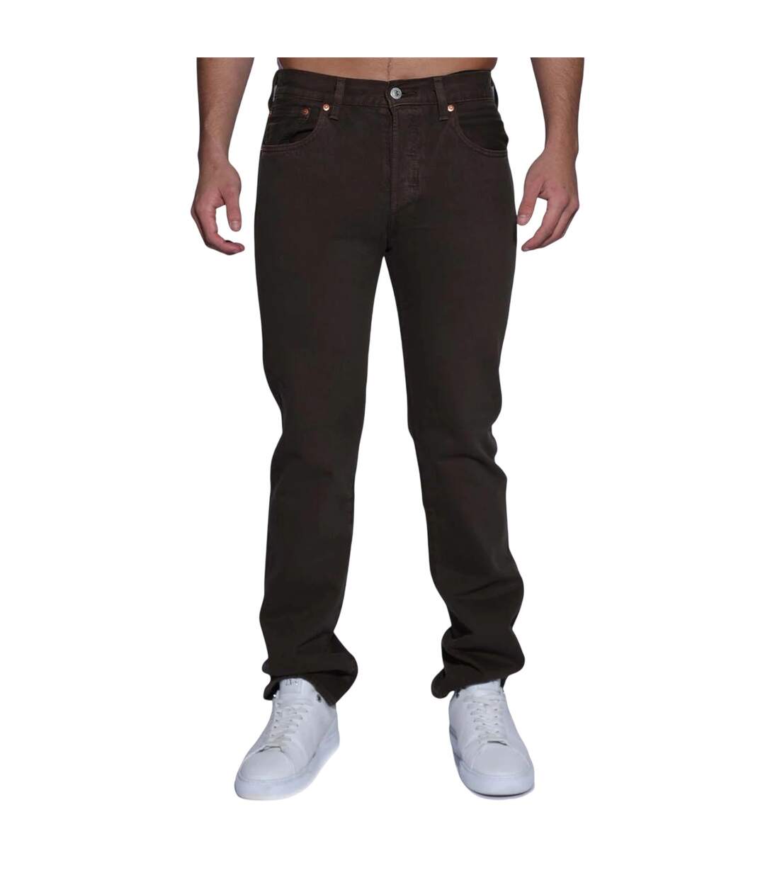 Mens Motion 5 Pockets Straight Leg Jeans Black Levis-1