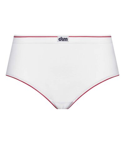 Culotte taille haute en coton modal et ceinture tricolore