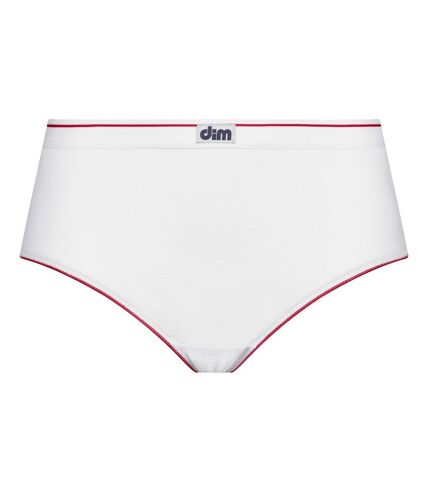 Culotte taille haute en coton modal et ceinture tricolore