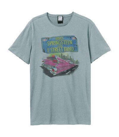 T-shirt pink cadi adulte bleu Amplified