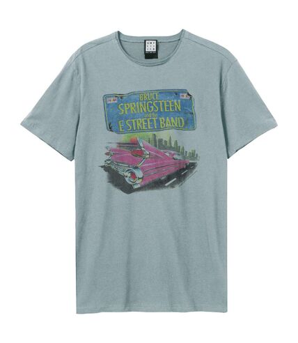 T-shirt pink cadi adulte bleu Amplified