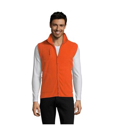 Polaire sans manches norway homme orange SOLS