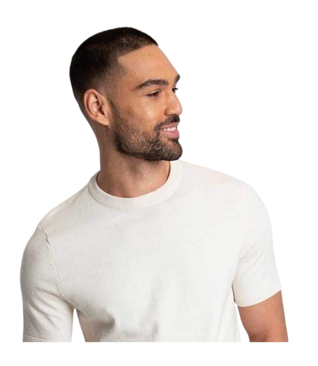 T-shirt Homme Écru Threadbare-3