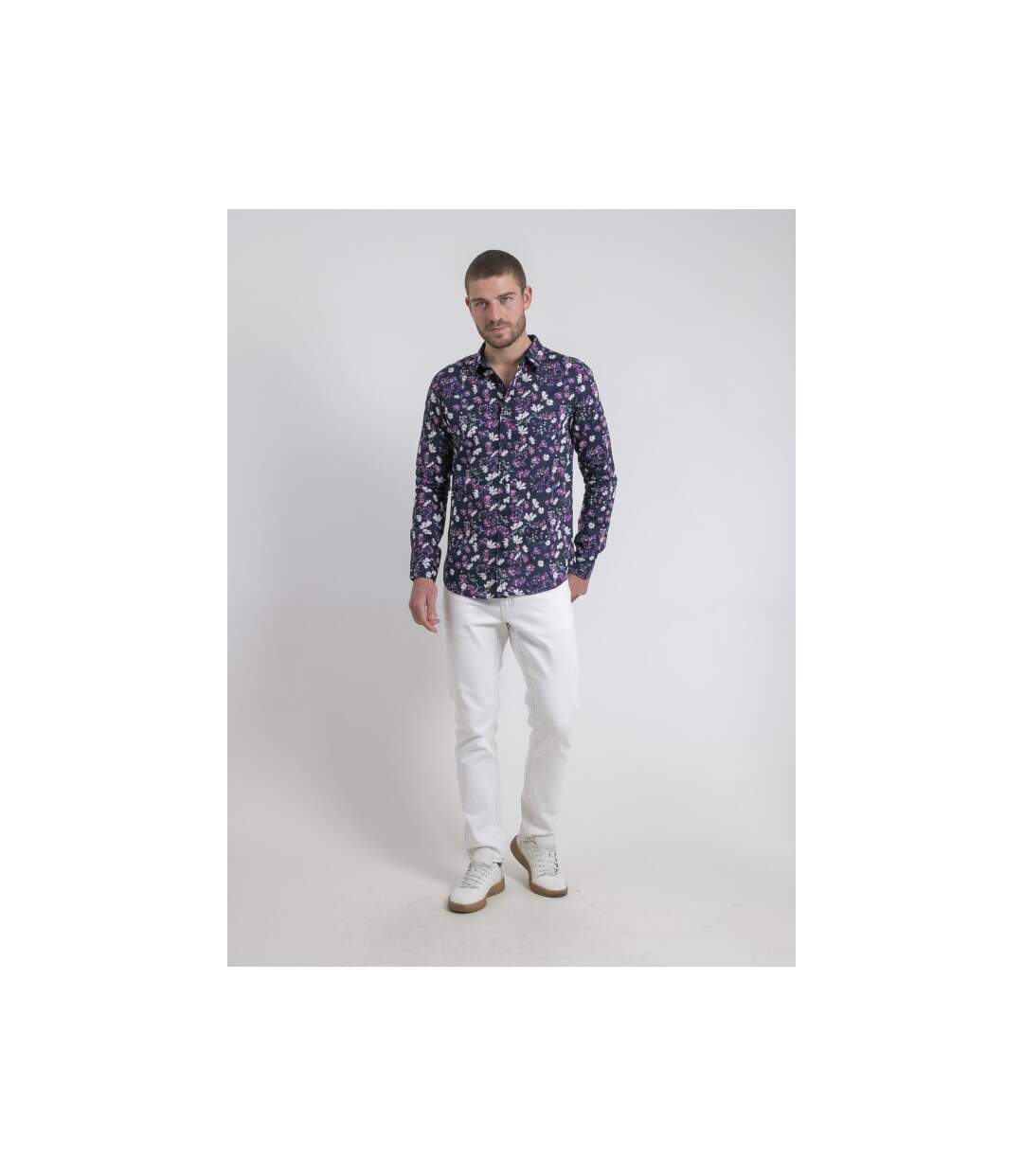 Chemise manches longues motifs DULOIC