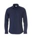 Chemise Formelle Clark Homme Bleu Marine Foncé Clique-2