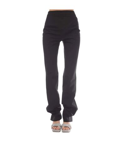 Pantalon garbardine femme noir Heron Preston