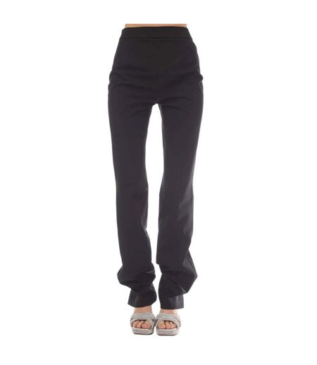 Pantalon garbardine femme noir Heron Preston