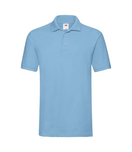 Polo Premium Adulte Bleu Ciel Fruit Of The Loom