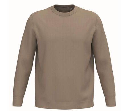Pull col rond - Homme - PATS900 - beige sable