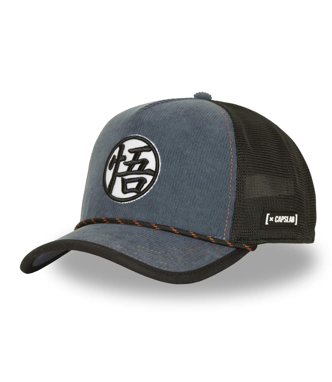 Casquette trucker avec filet et patch Dragon Ball Super Symbol Capslab-1