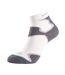 Mens fusion ankle socks white/grey 1000 Mile-1