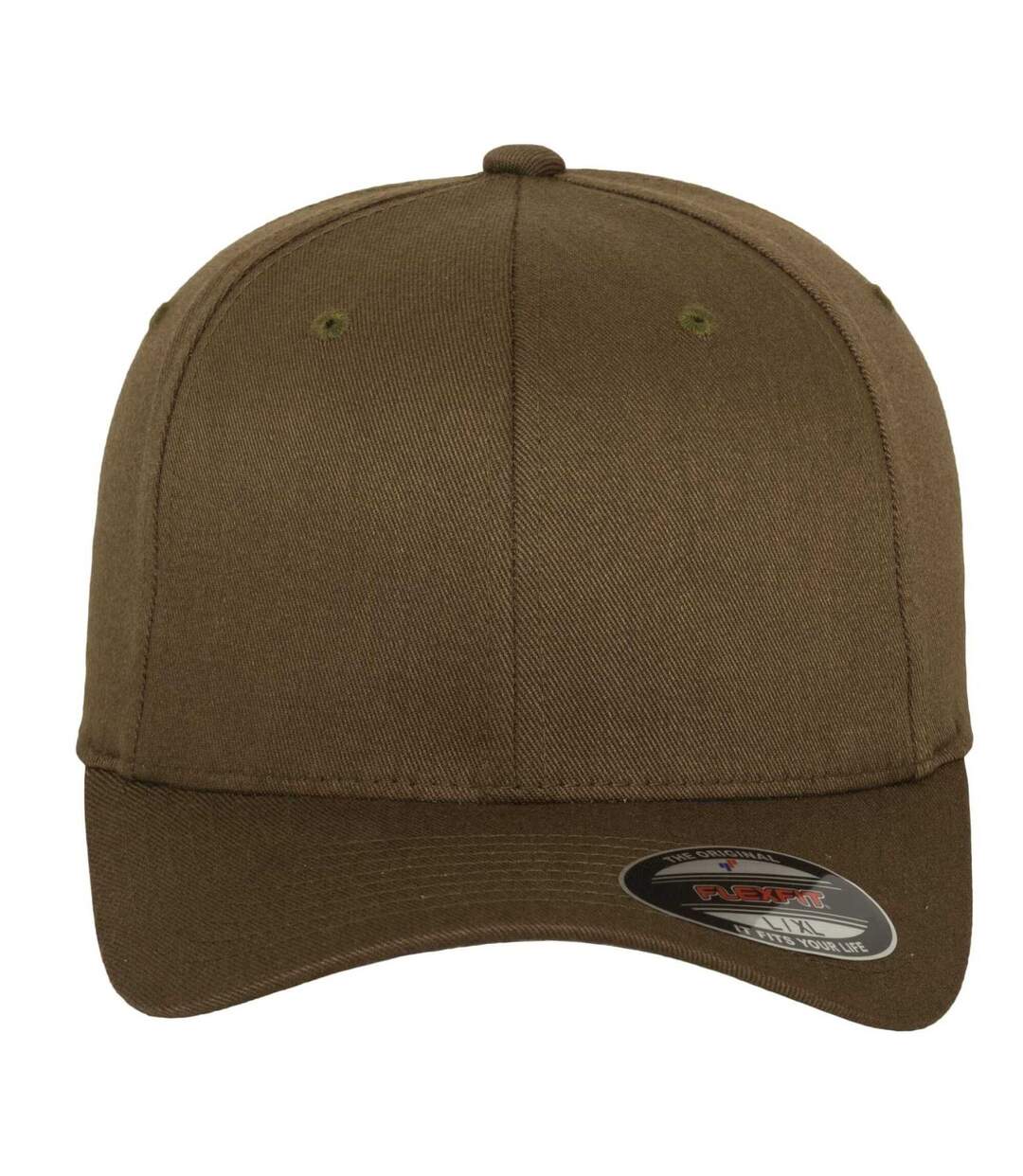 Casquette De Baseball Adulte Olive Flexfit-1