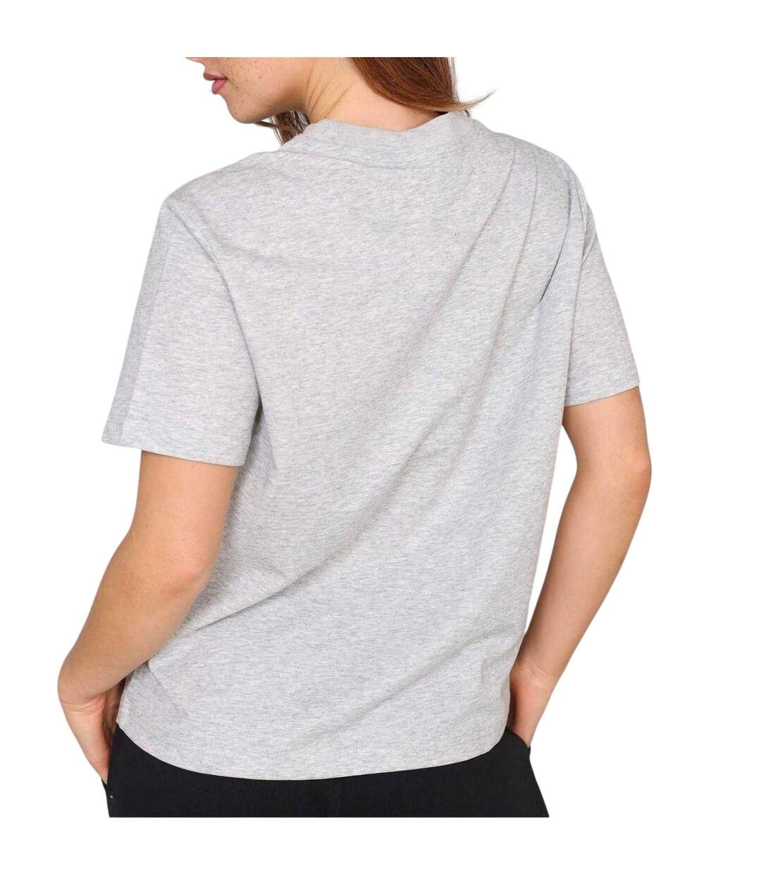 T-shirt London Femme Gris Chiné Blank Essentials-4
