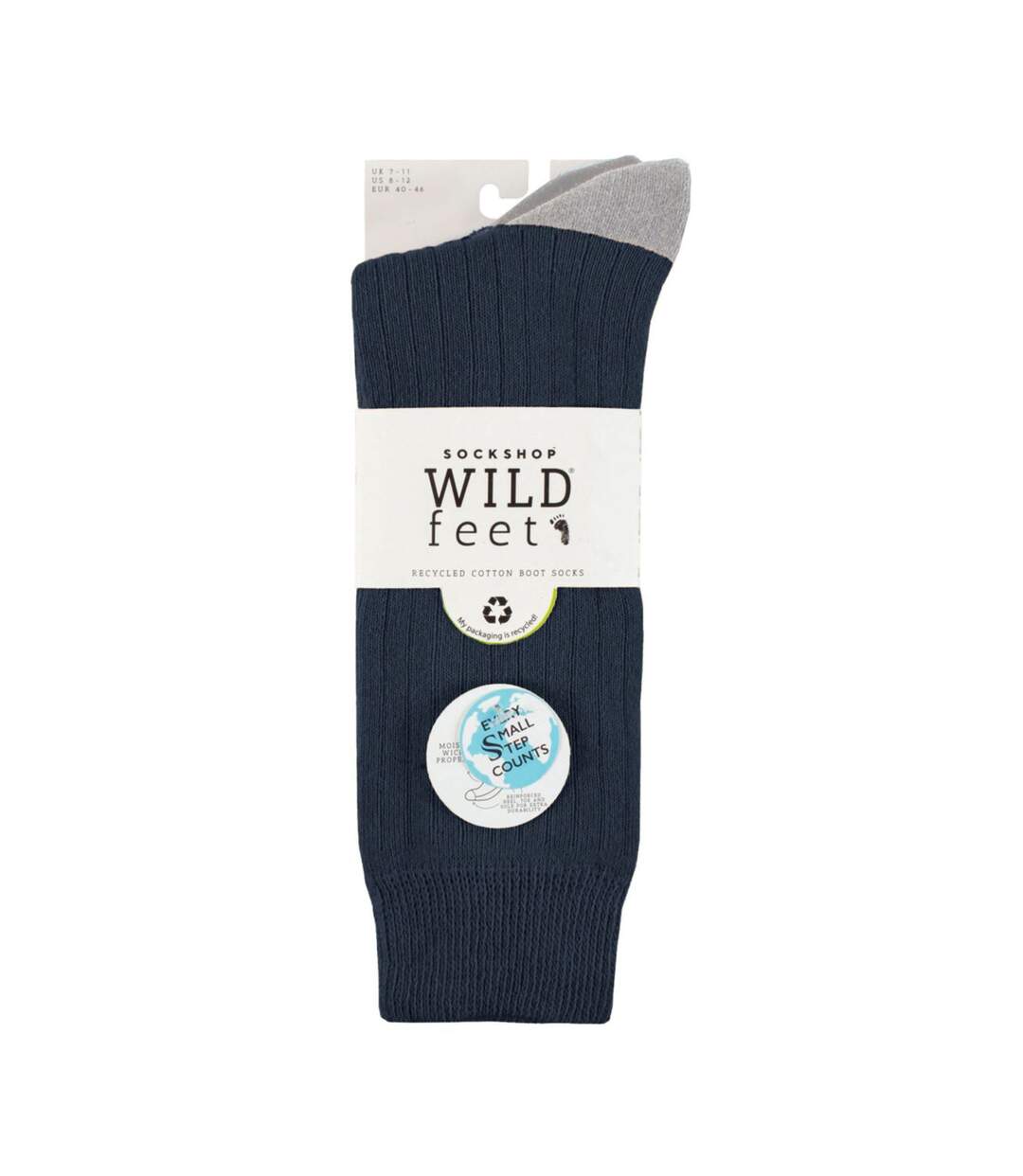 Lot de 3 chaussettes pour bottes en coton recyclé pour hommes-2