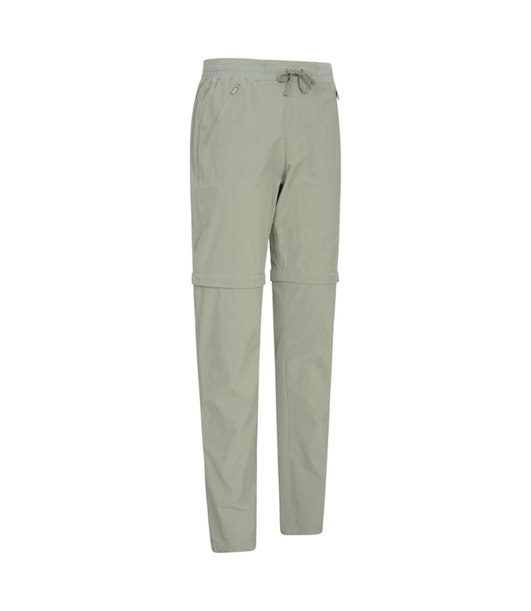 Womens/ladies Explorer Zip-off Hiking Trousers Khaki Green Mountain Warehouse-2