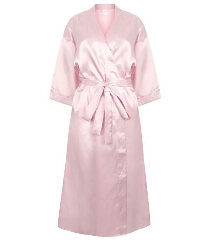 Peignoir kimono en satin - femme - TC054 - rose clair