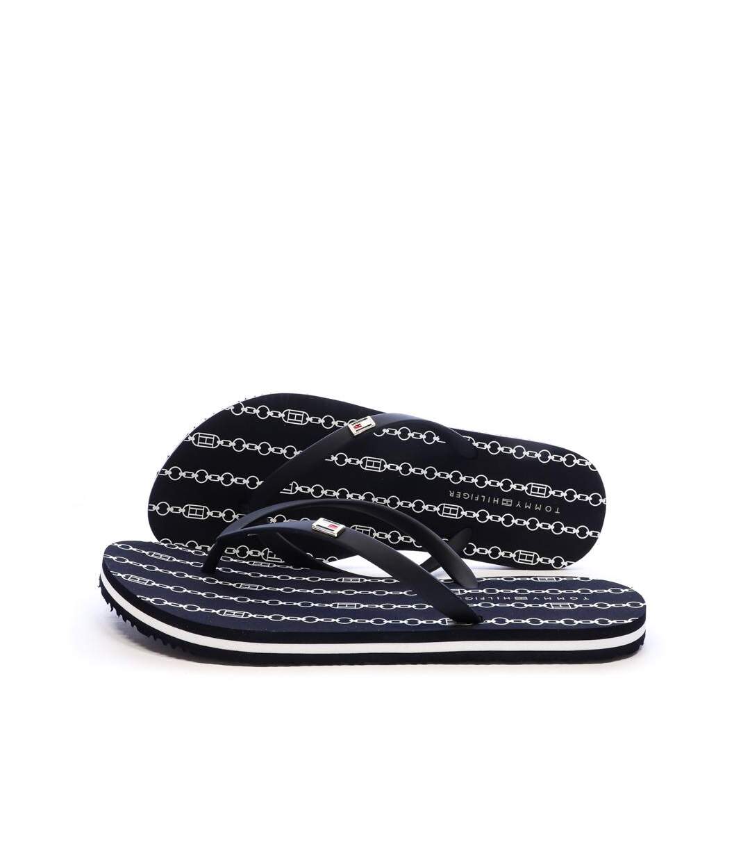 Tongs marines femme tommy hilfiger hilfiger strap beach-1