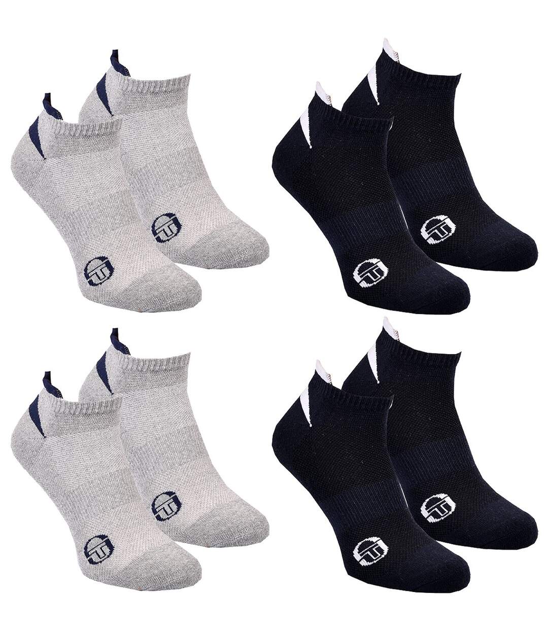 Chaussettes SNEAKER SERGIO TACCHINI Lot de 4 Paires PREMIUM 2287 SNEAKER ASS-2