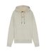 Mens Cotton Regular Long-sleeved Pullover Hoodie Beige Boss-2