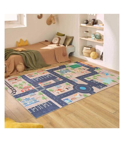 Tapis intérieur à poils courts Alix 738 beige 120 x 160 cm