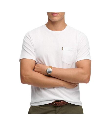 T-Shirt blanc homme superdry classic essential