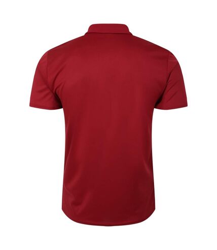 Umbro Mens 23/24 Heart Of Midlothian FC Polyester Polo Shirt (Deep Claret/Teaberry) - UTUO1656
