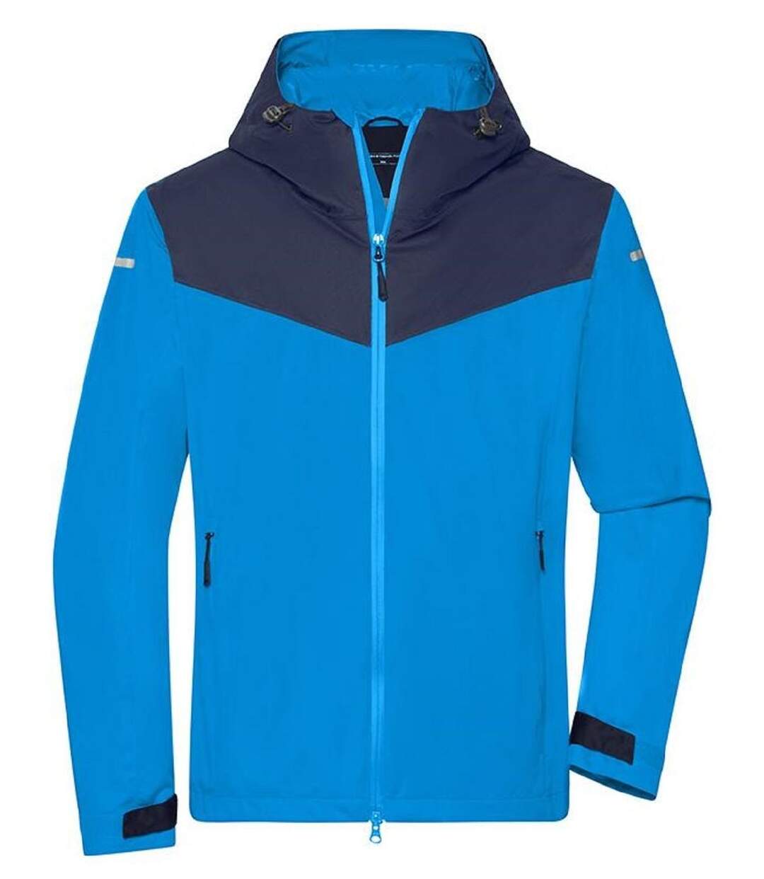 Veste 4 saisons softshell - Homme - JN1180 - bleu vif et marine