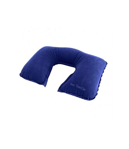 Benzi - Oreiller coussin de voyage gonflable - bleu - 3301