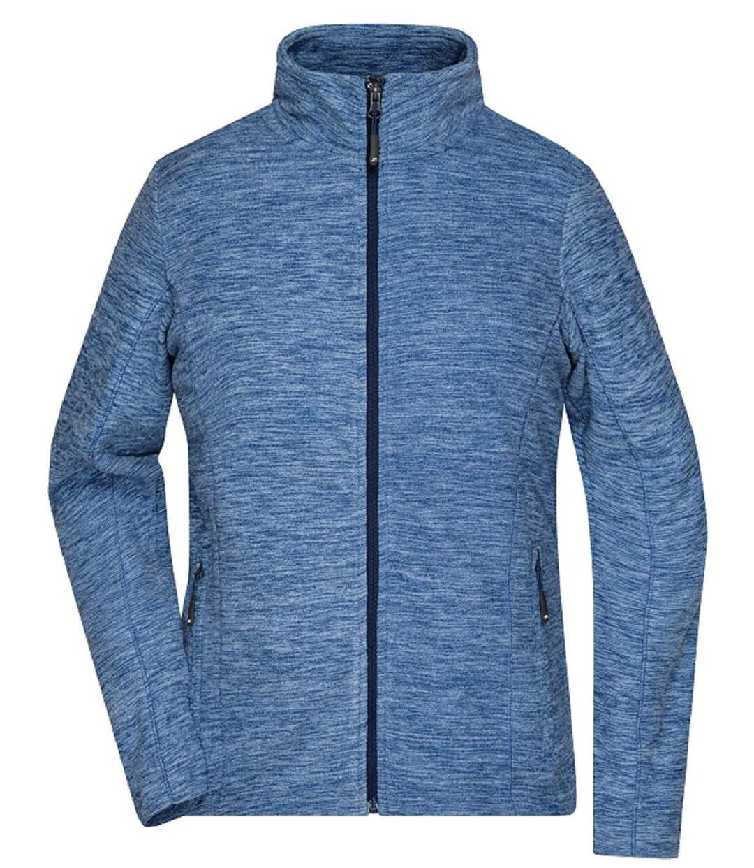 Veste polaire zippée - Femme - JN769 - bleu mélange-2