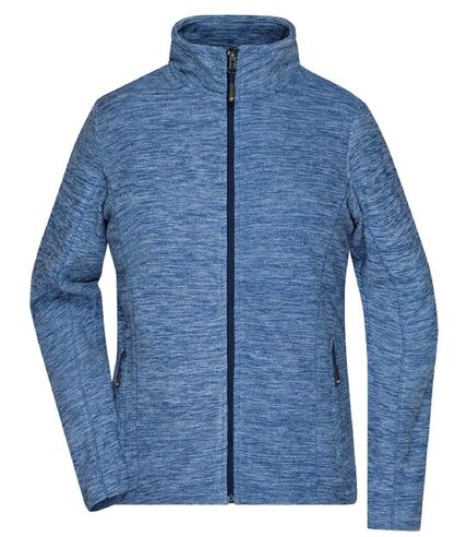 Veste polaire zippée - Femme - JN769 - bleu mélange