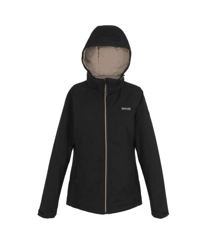 Veste imperméable frelton femme noir / taupe Regatta