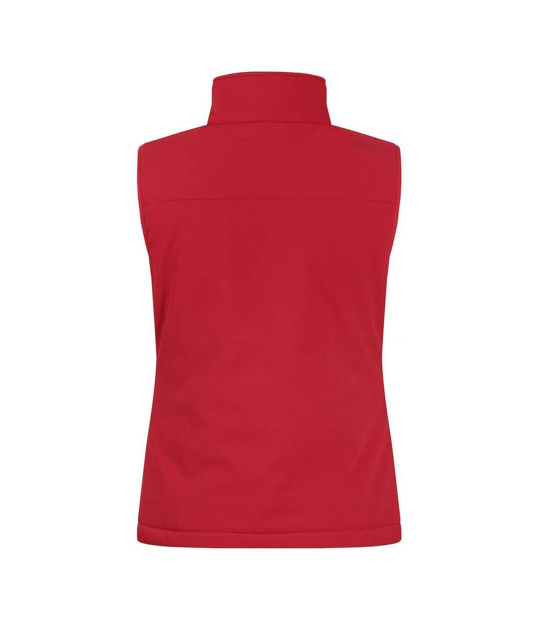 Womens/ladies Softshell Panels Gilet Red Clique-2