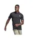 Polo Motif/style 3 Rayures Club Homme Noir Blanc Adidas-4